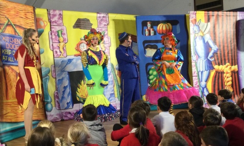 Chaplins Pantomime at Bacton Primary School